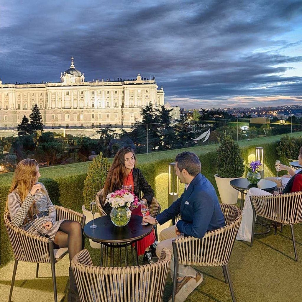 Terraza Hotel Jardines de Sabatini | Terrazas Madrid | www.todomadrid.net